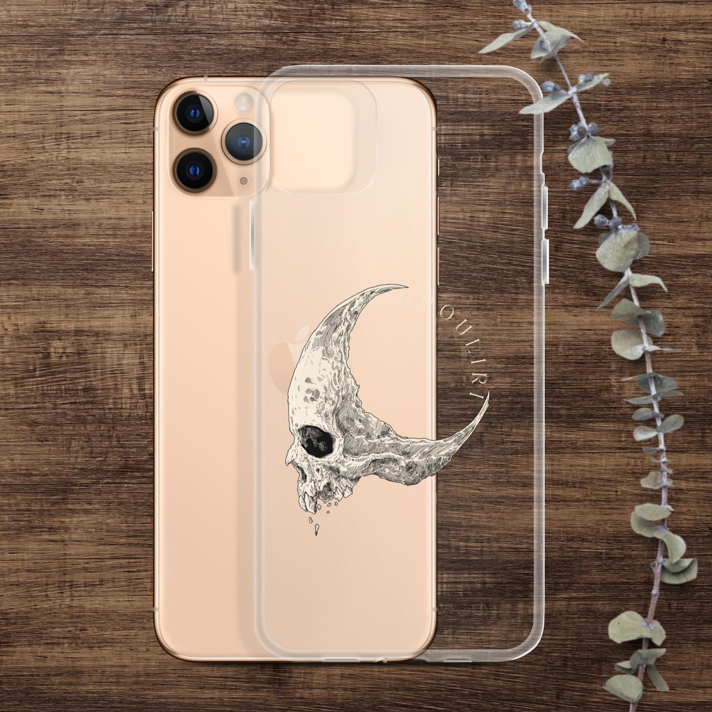 Ghouliri Cursed Skull Clear Case for iPhone®