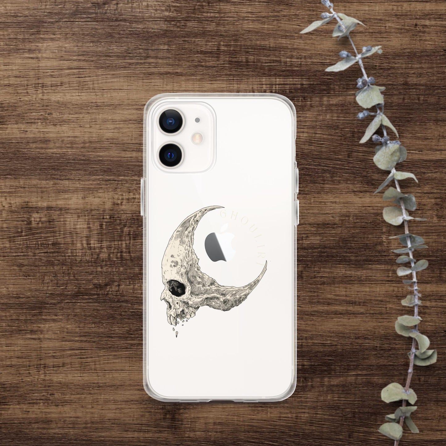 Ghouliri Cursed Skull Clear Case for iPhone®