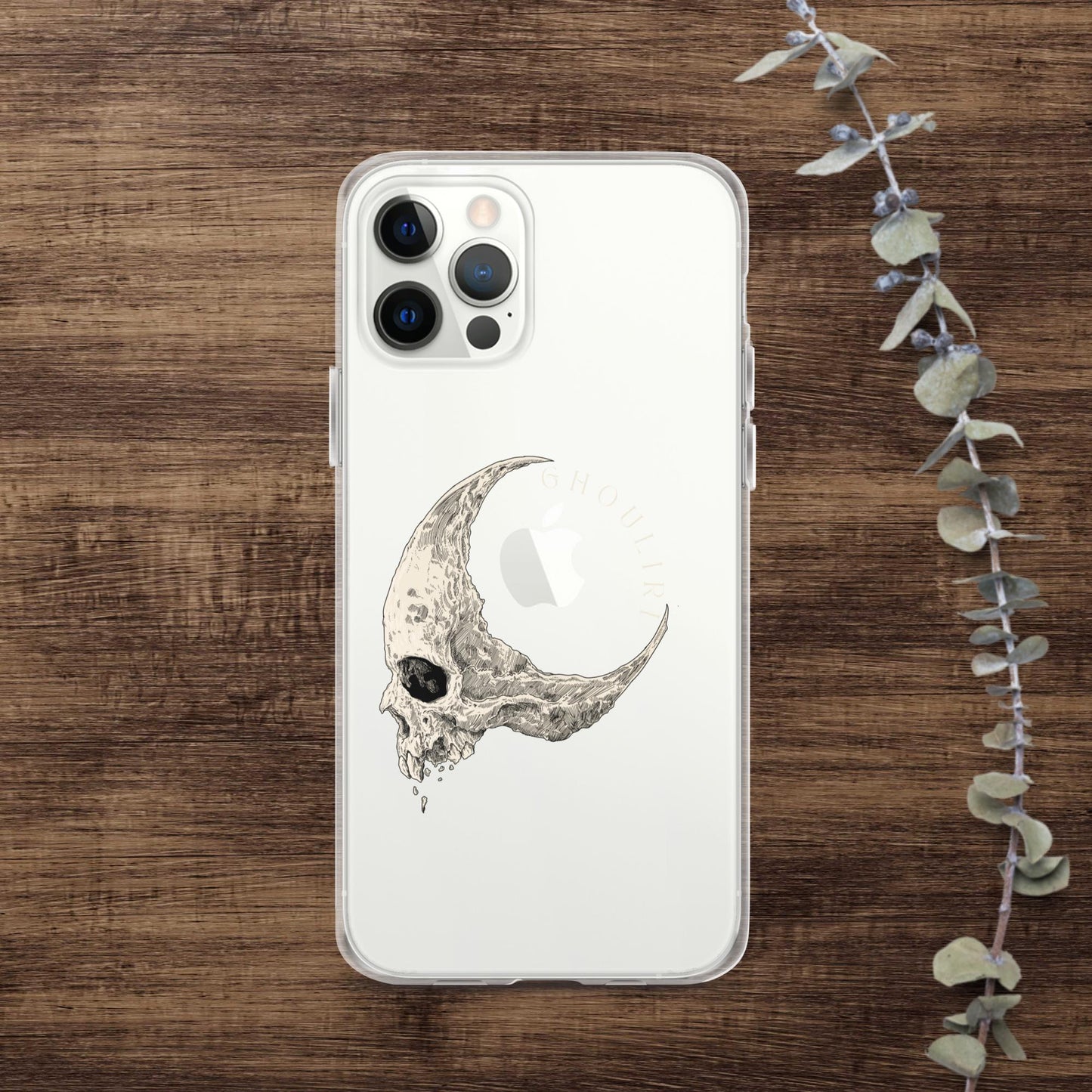 Ghouliri Cursed Skull Clear Case for iPhone®