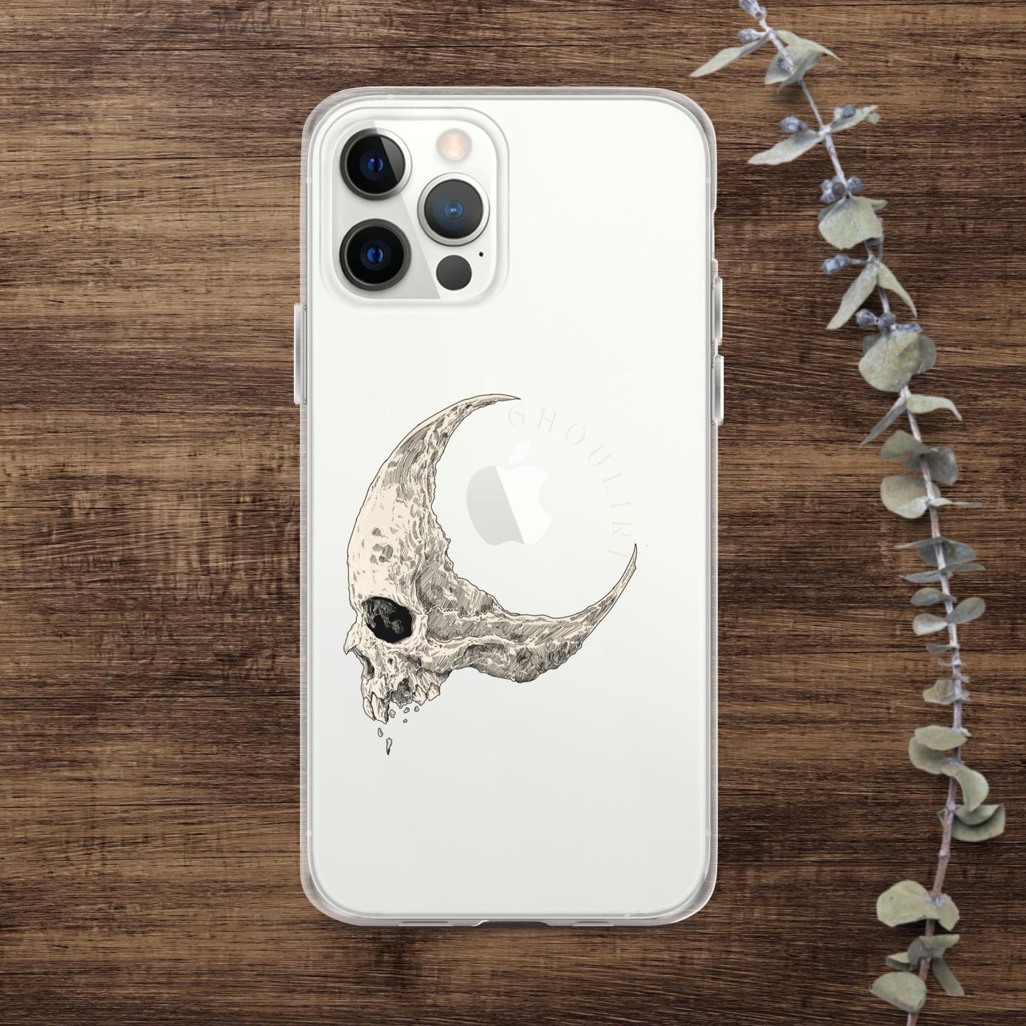 Ghouliri Cursed Skull Clear Case for iPhone®