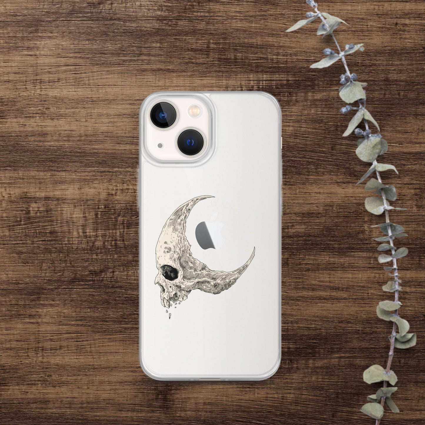 Ghouliri Cursed Skull Clear Case for iPhone®