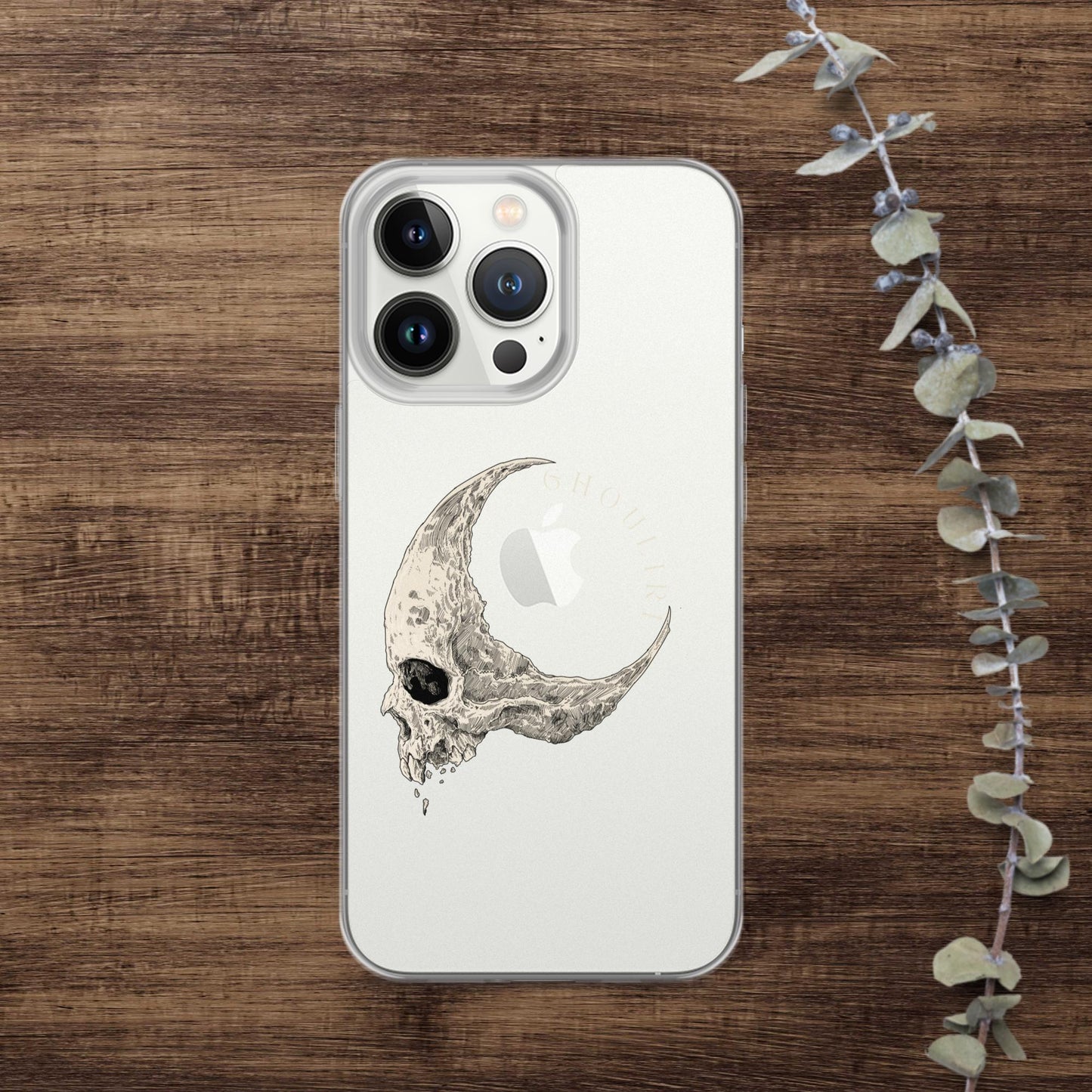 Ghouliri Cursed Skull Clear Case for iPhone®