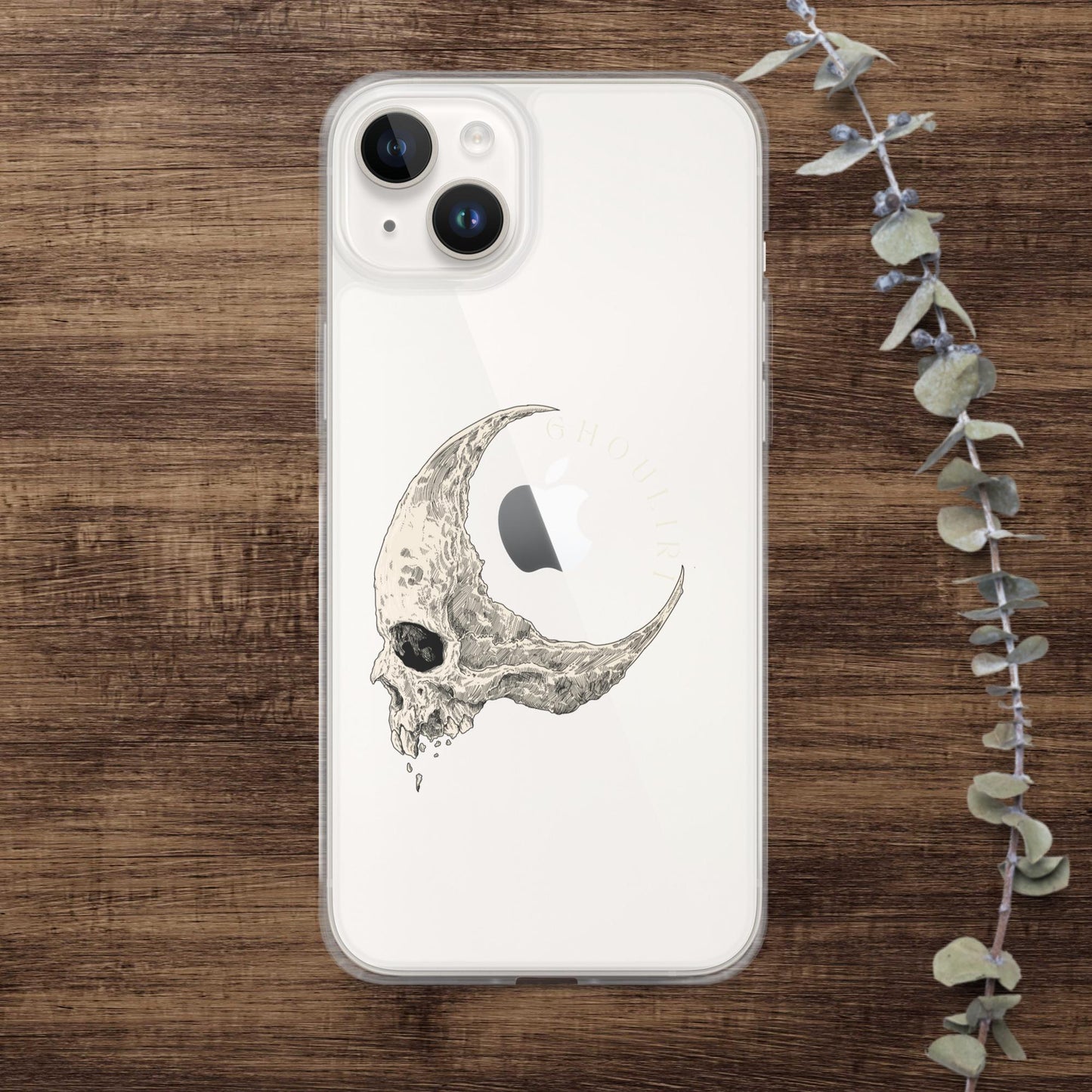 Ghouliri Cursed Skull Clear Case for iPhone®