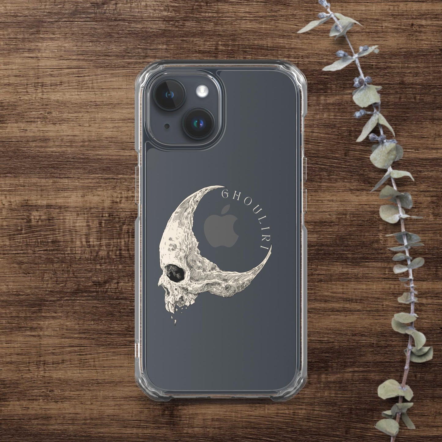 Ghouliri Cursed Skull Clear Case for iPhone®