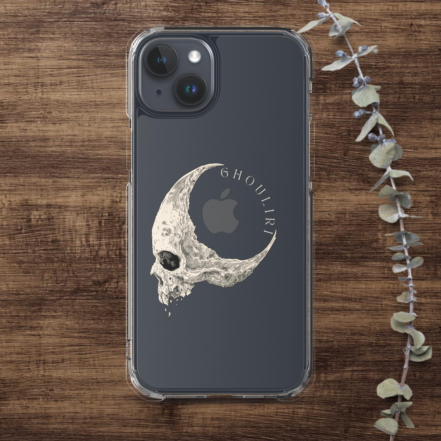 Ghouliri Cursed Skull Clear Case for iPhone®