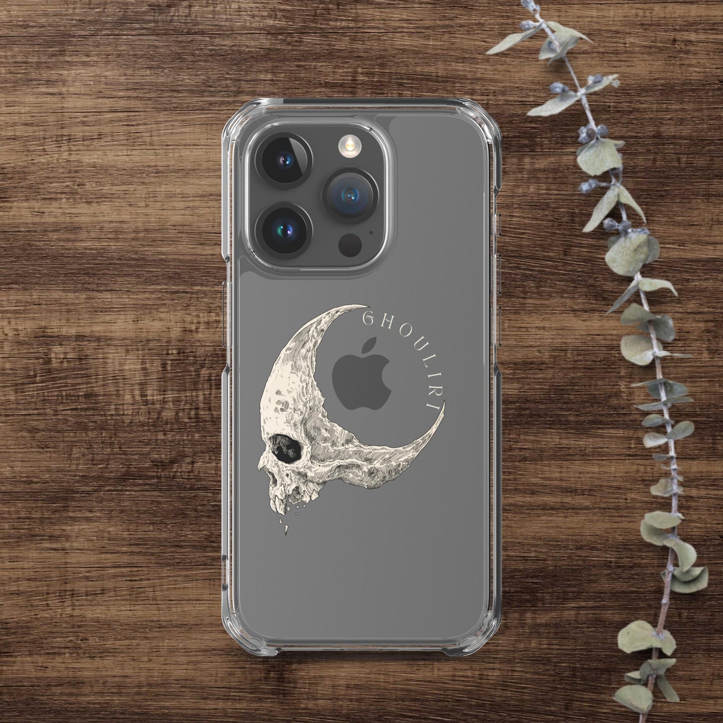 Ghouliri Cursed Skull Clear Case for iPhone®