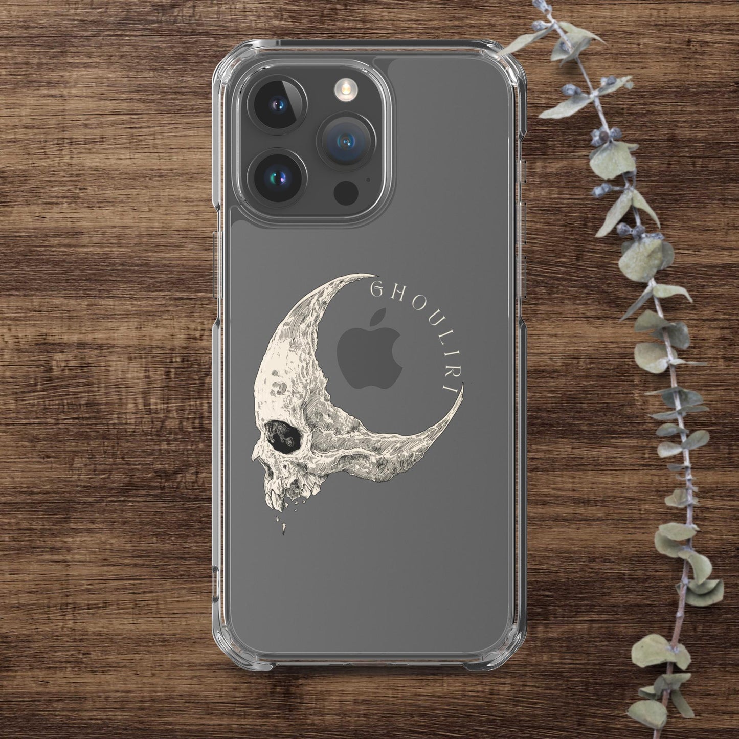 Ghouliri Cursed Skull Clear Case for iPhone®