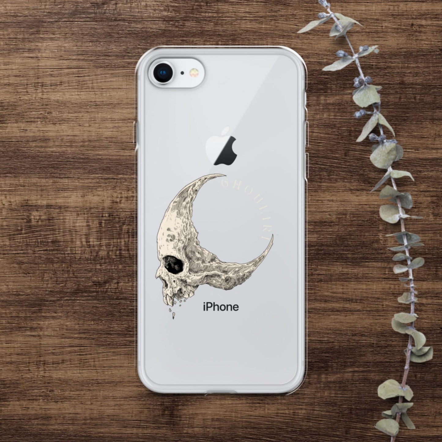 Ghouliri Cursed Skull Clear Case for iPhone®