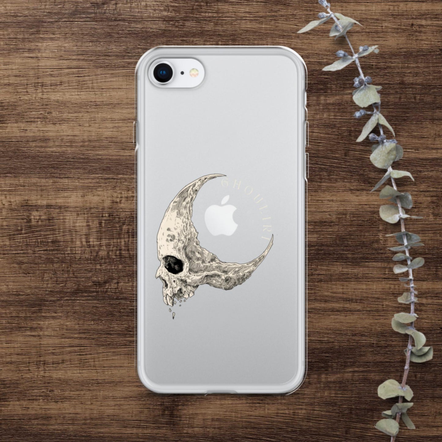 Ghouliri Cursed Skull Clear Case for iPhone®