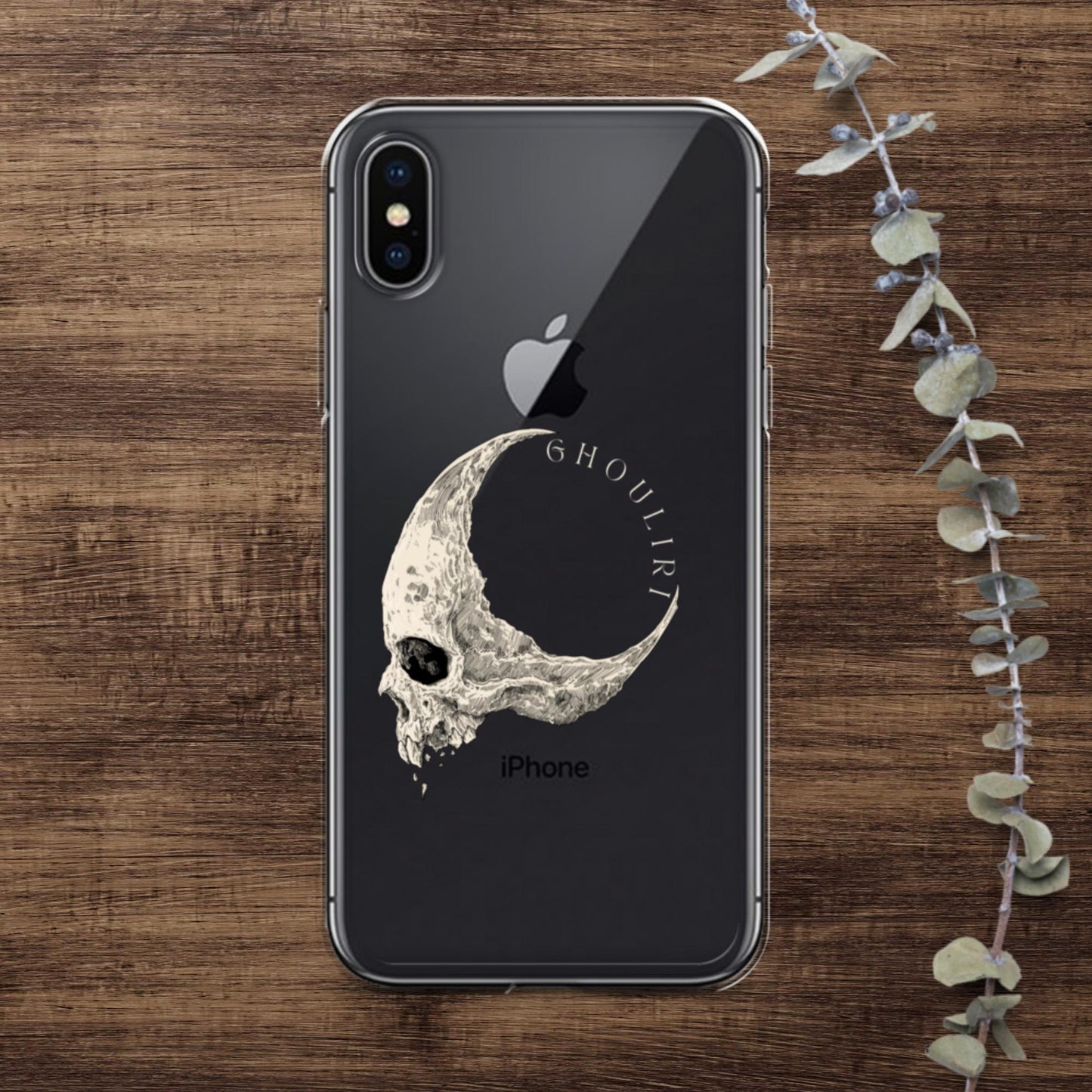 Ghouliri Cursed Skull Clear Case for iPhone®