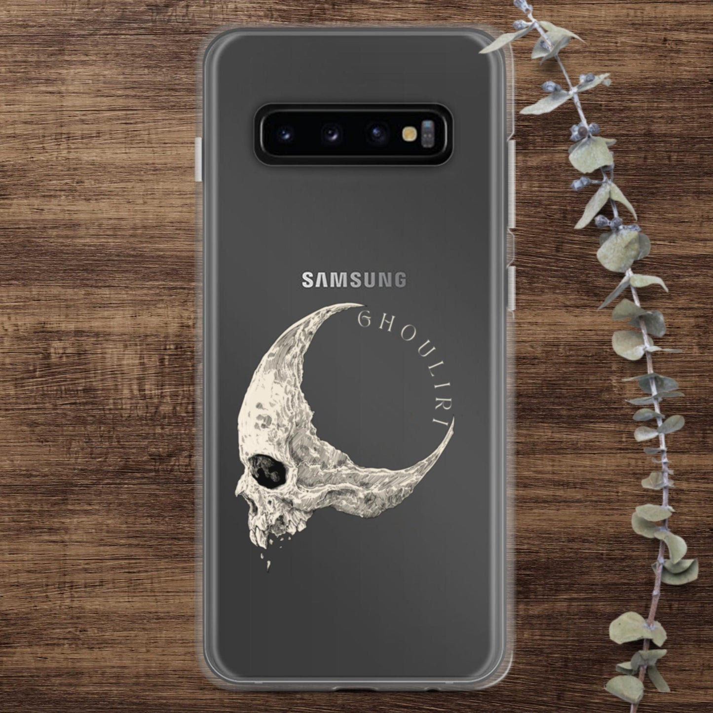 Ghouliri Cursed Skull Clear Case for Samsung®