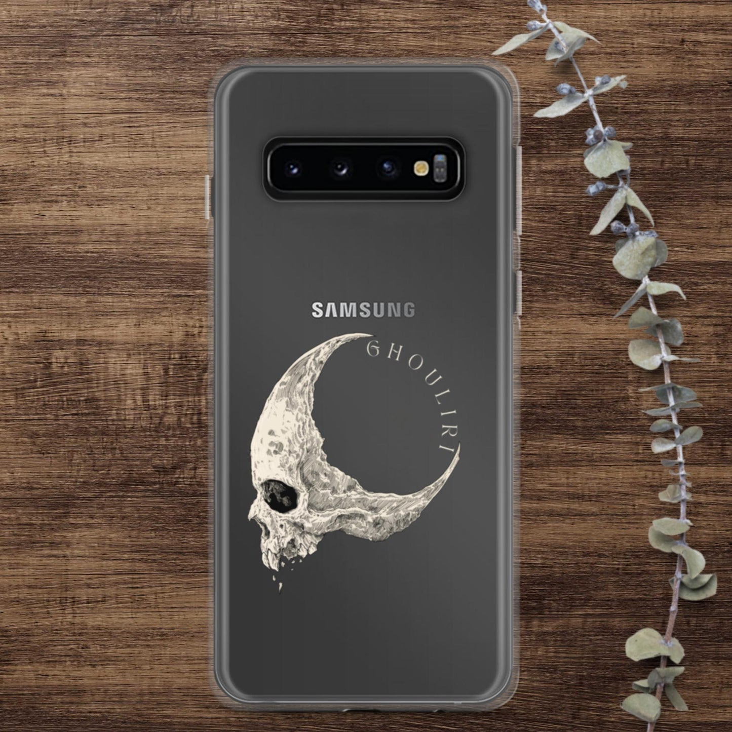 Ghouliri Cursed Skull Clear Case for Samsung®