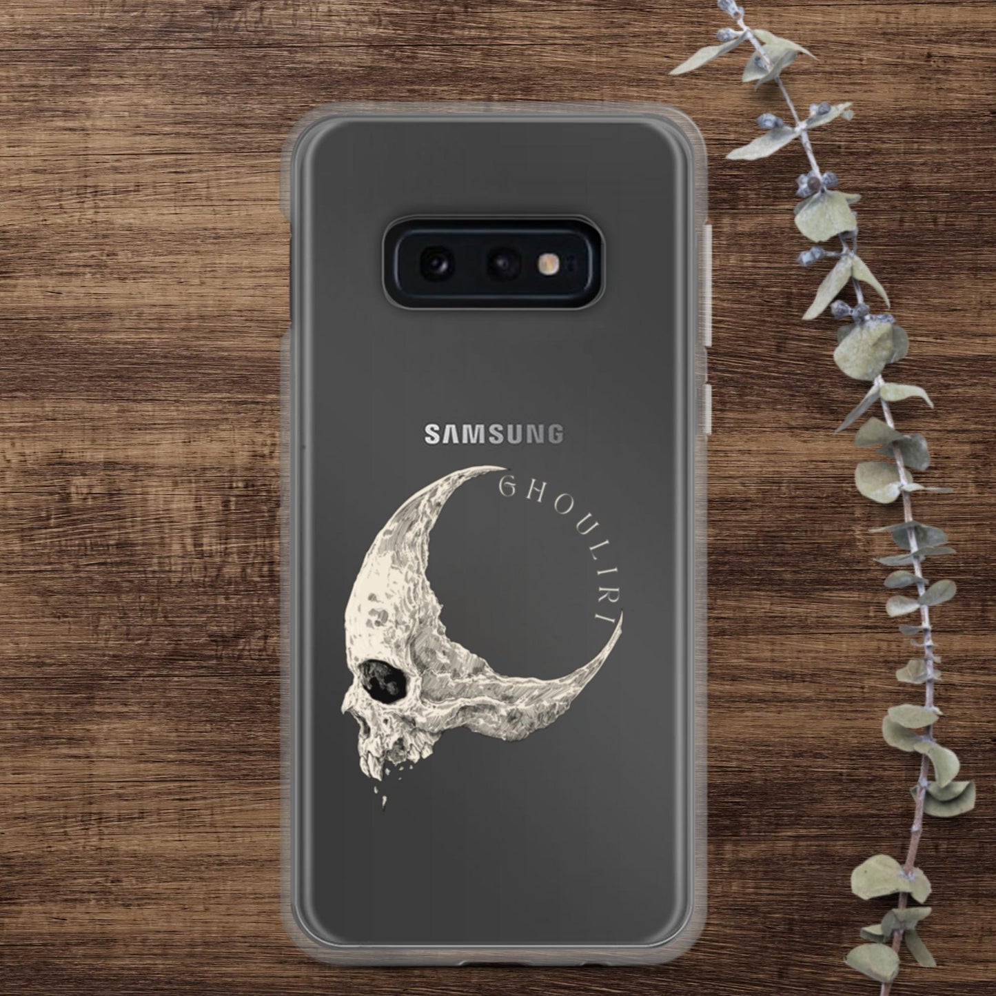 Ghouliri Cursed Skull Clear Case for Samsung®