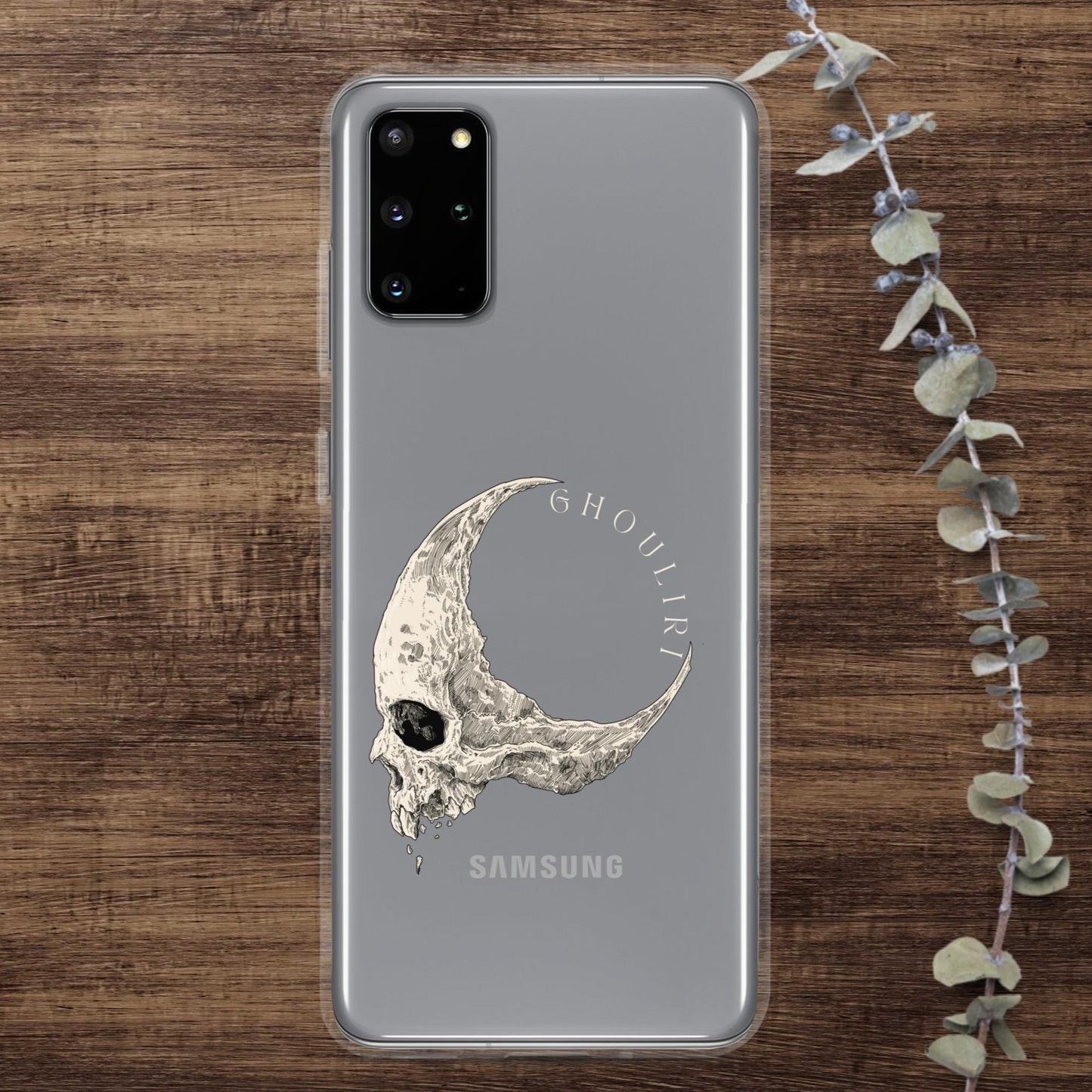 Ghouliri Cursed Skull Clear Case for Samsung®