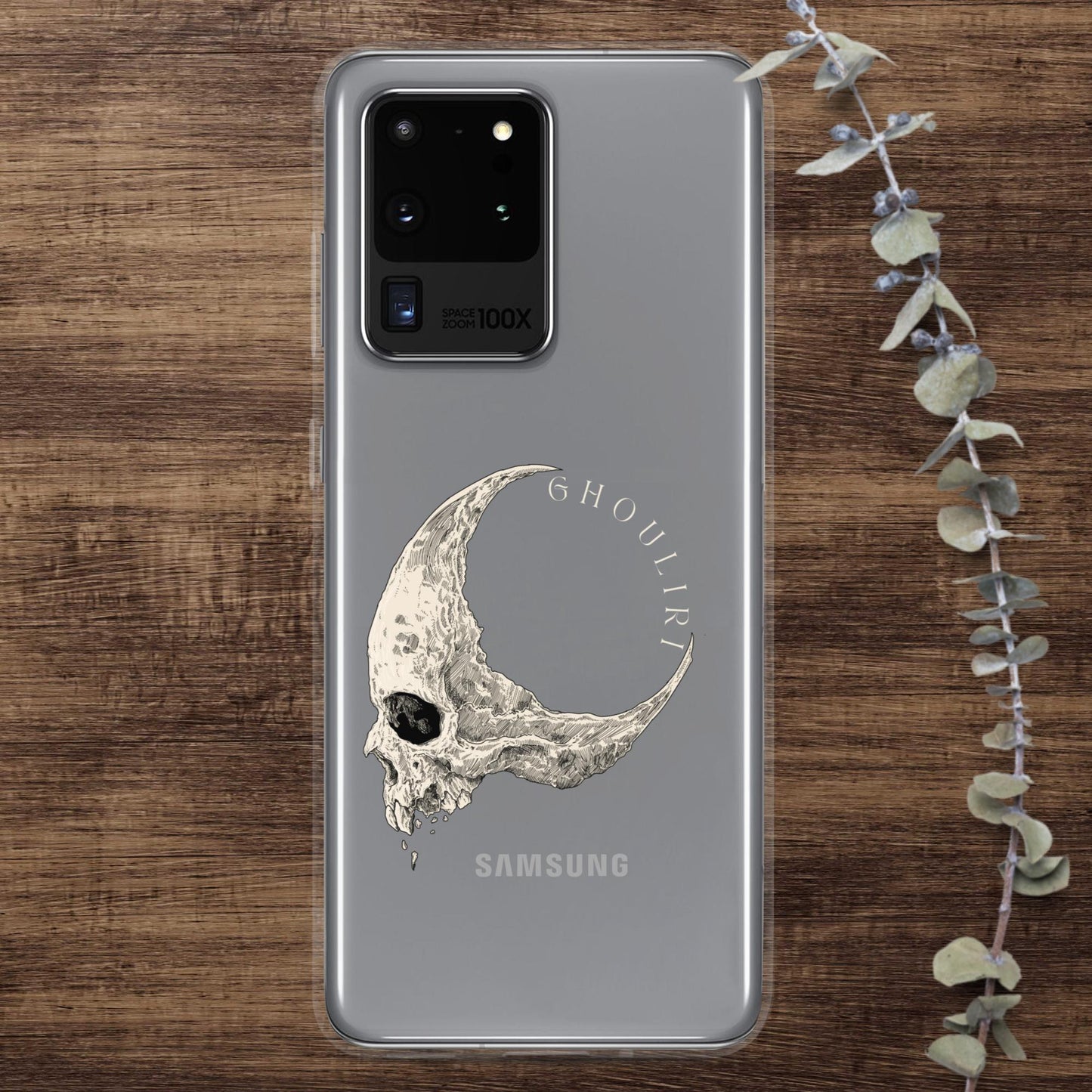 Ghouliri Cursed Skull Clear Case for Samsung®