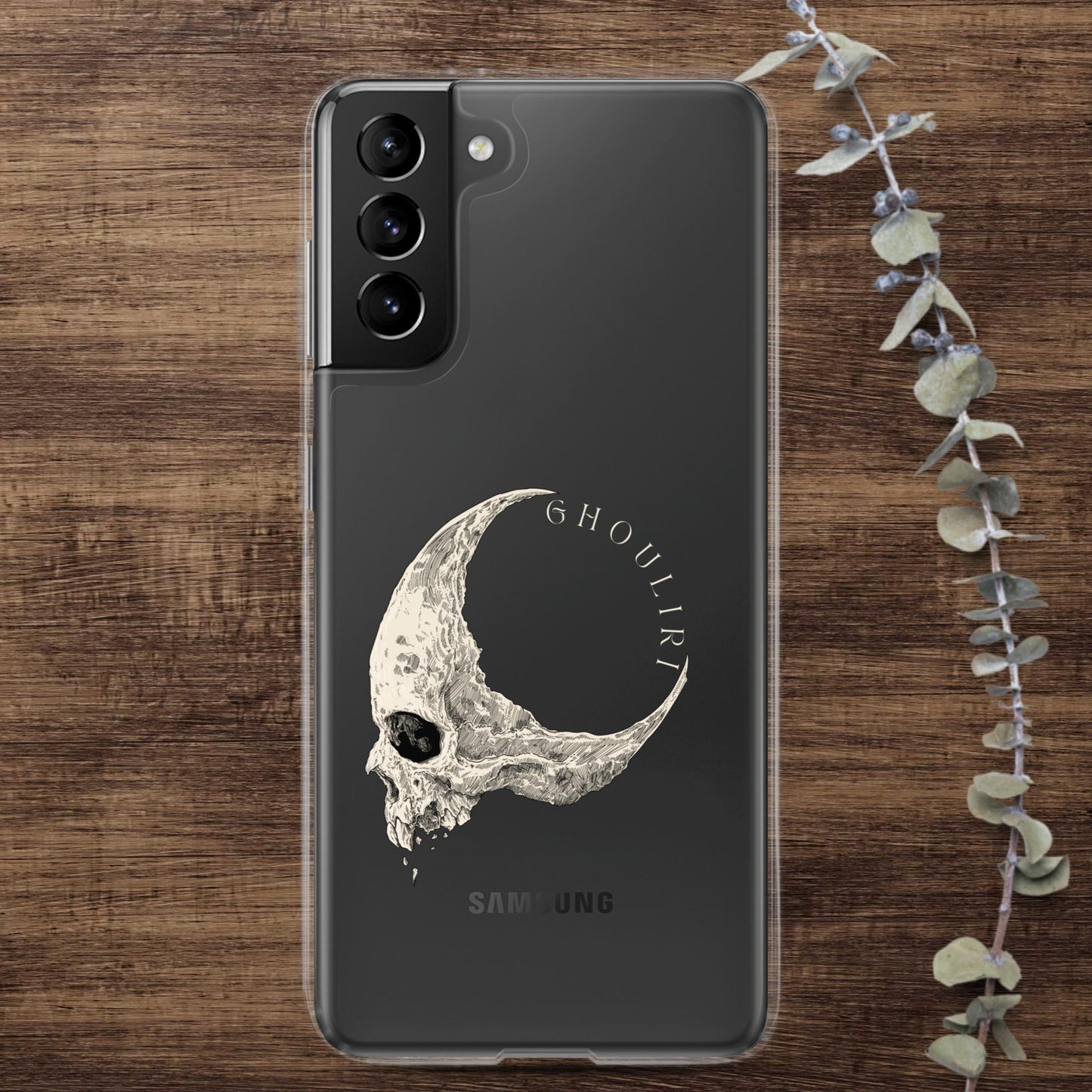 Ghouliri Cursed Skull Clear Case for Samsung®