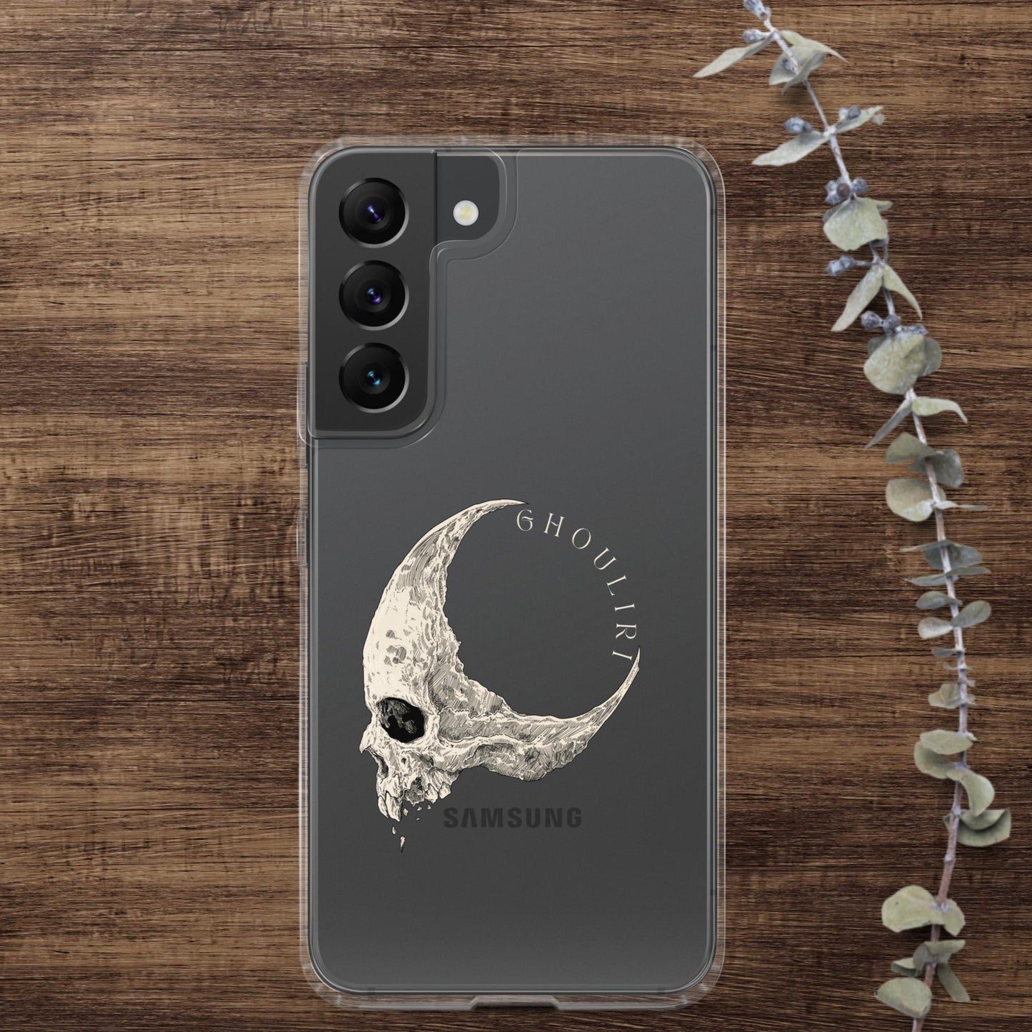 Ghouliri Cursed Skull Clear Case for Samsung®