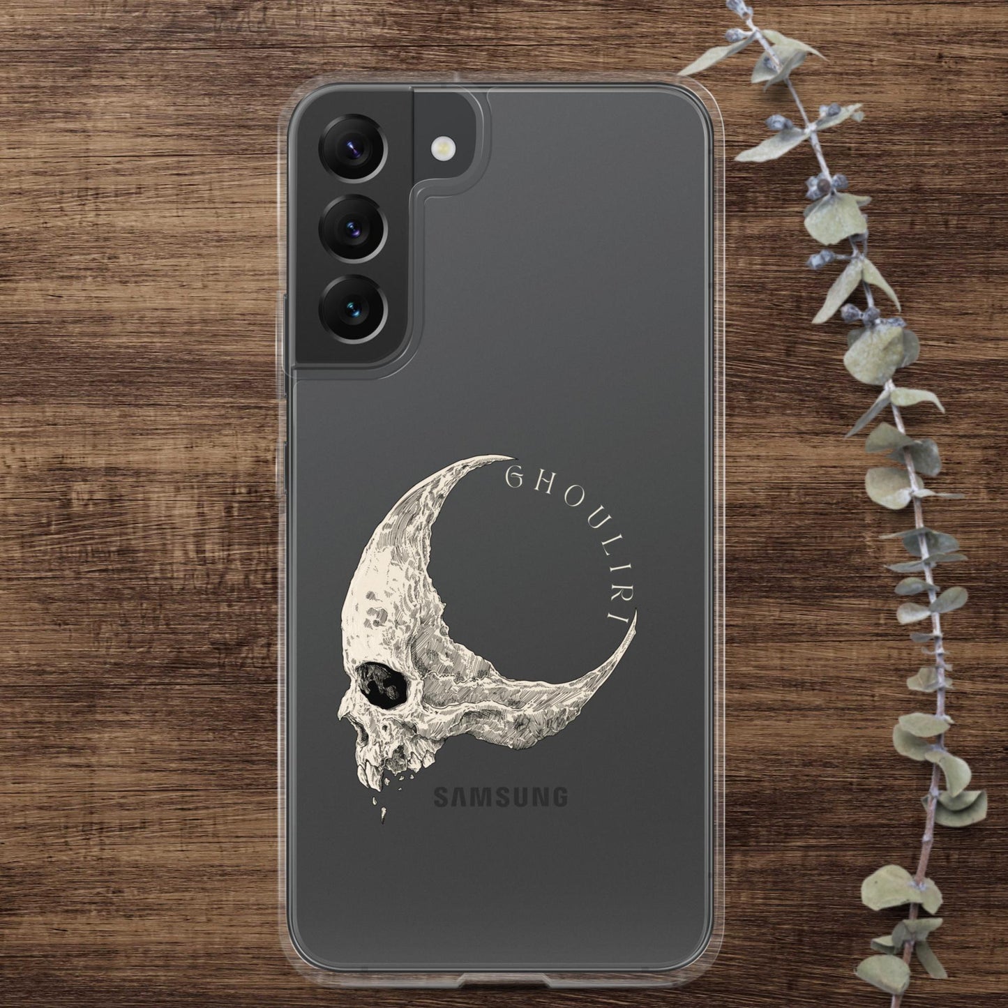 Ghouliri Cursed Skull Clear Case for Samsung®