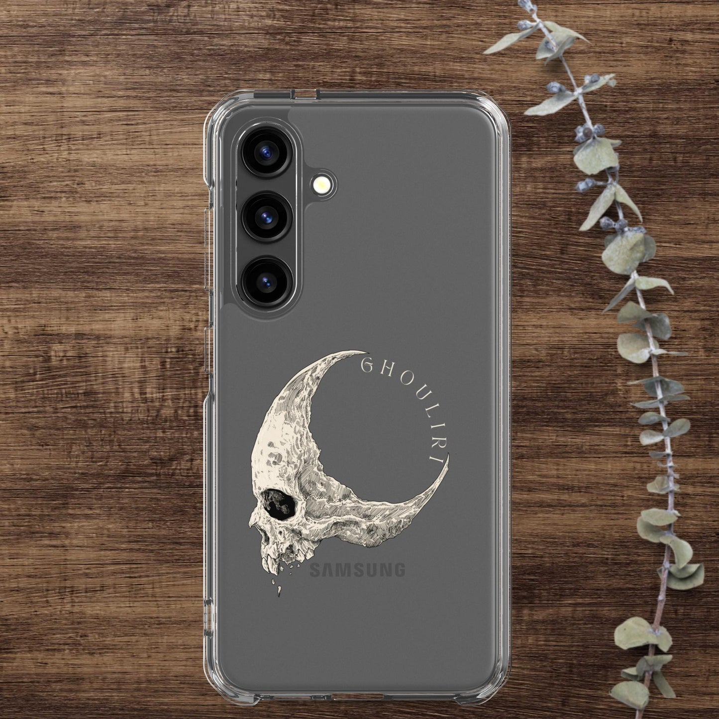 Ghouliri Cursed Skull Clear Case for Samsung®